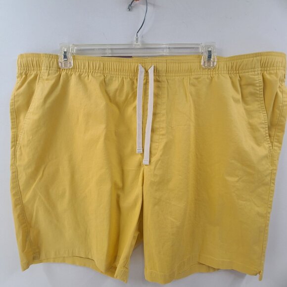 NWT Goodfellow & Co Everyday Shorts 7' inseam elasticwaist Yellow Men's Size XXL - Picture 3 of 7